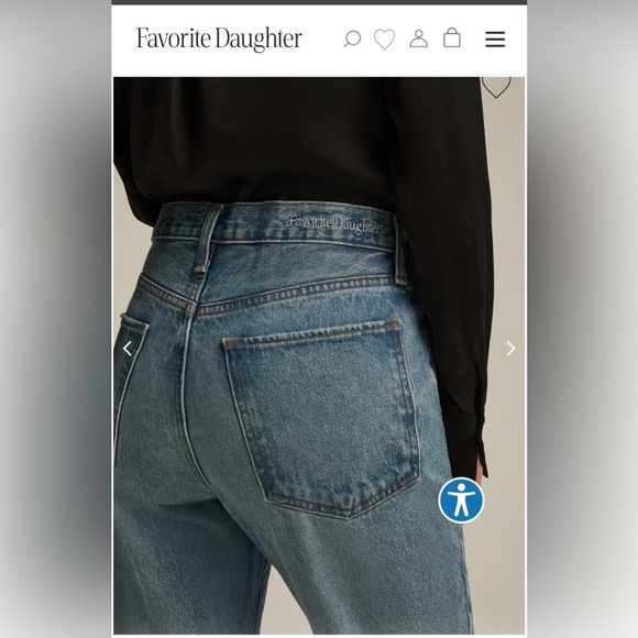 Favorite Daughter Denim The Mikaela Low Slung Long Slim Straight NWT - Picture 7 of 16